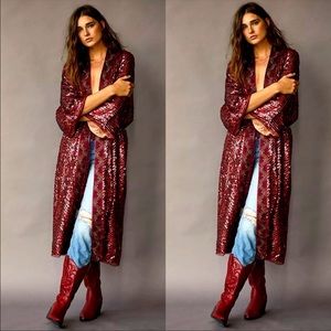 NWOT Free People Light is Coming Duster